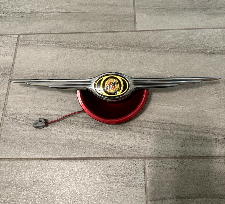 Remanufactured 05-10 PT Cruiser Electric Liftgate Trunk Hatch Handle Emblem Red - Image 2 of 4