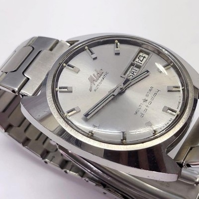 Mido Multi Star Day Date 5155 Automatic Silver Dial Stainless Men's Watch