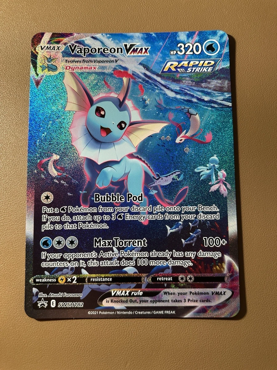 Vaporeon VMAX Pokémon TCG Cards for sale | eBay