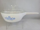 Vintage Corning Ware Blue Cornflower P-81-B 1 PINT Dish with Pyrex Lid P-81-C