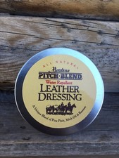 Montana Pitch Blend Leather Dressing 3 oz Tin Natural Conditioner, Boot Grease