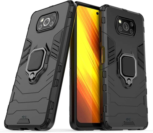 For XIAOMI POCO X3 PRO ARMOR CASE WITH STAND RING MAGNETIC HOLDER SHOCKPROOF 360