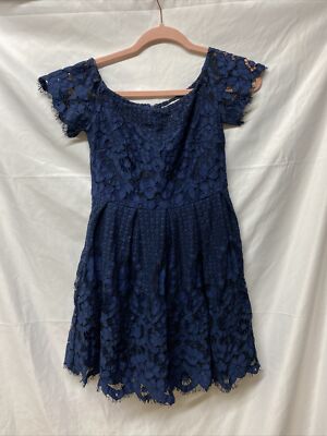 francesca's navy blue floral dress Francesca Full Sleeve Dress- Sale Noir Nottinghill Floral / L main image 1
