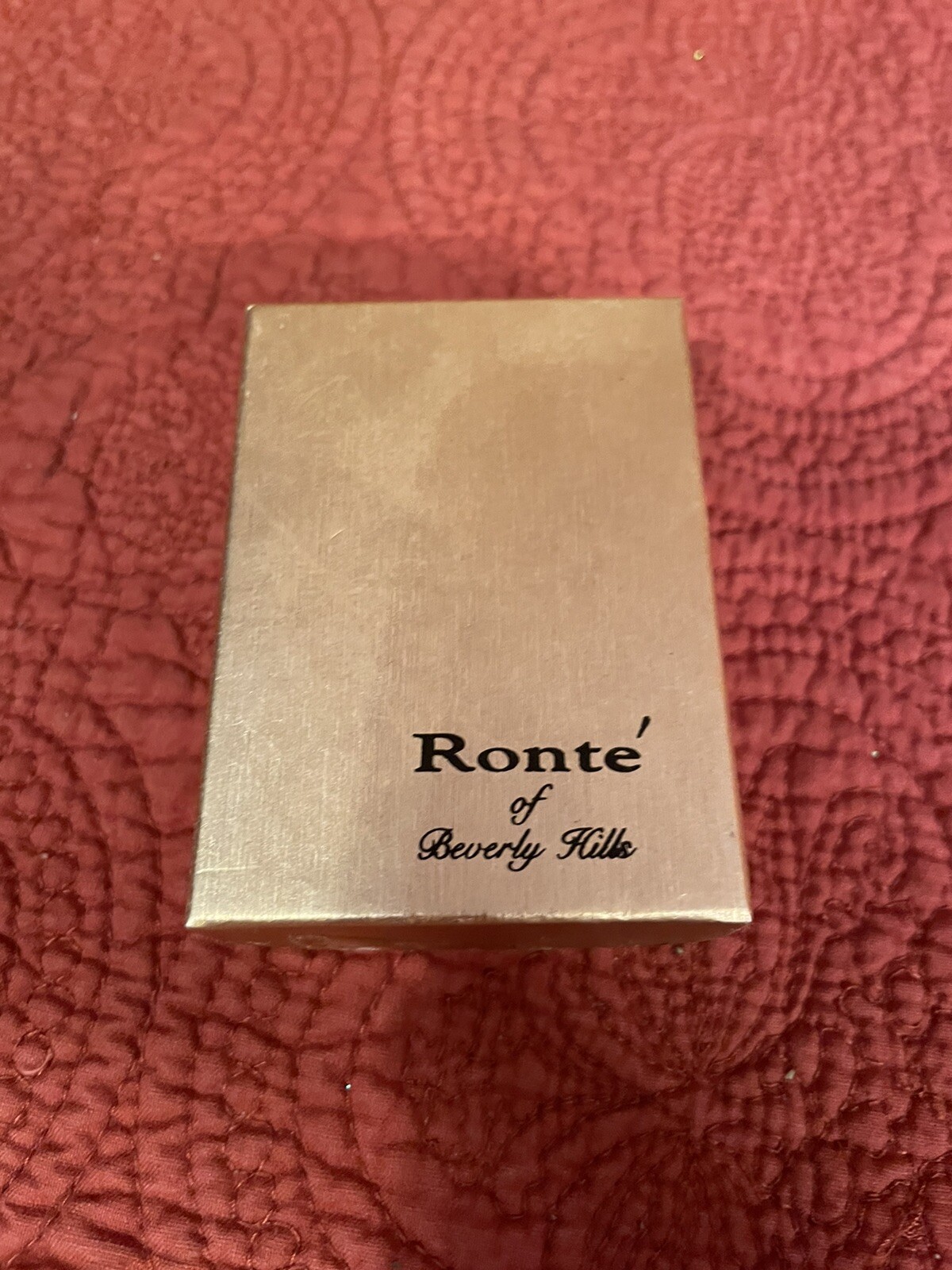 Ronte Of Beverly Hills Genuine diamond dust Necklace & clip earring set