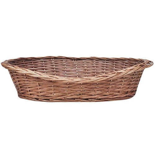 Weidenkorb Hundebett Haustierbett Hundemöbel Hunde Hundekorb Natur Weide vidaXL - Bild 6 von 33