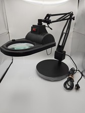 Electrix 7428-D Schreibtischlampe mit Vergrößerung, Diopterlinse, Halogenlicht, 100 W, 120 V, sehr guter Zustand!
