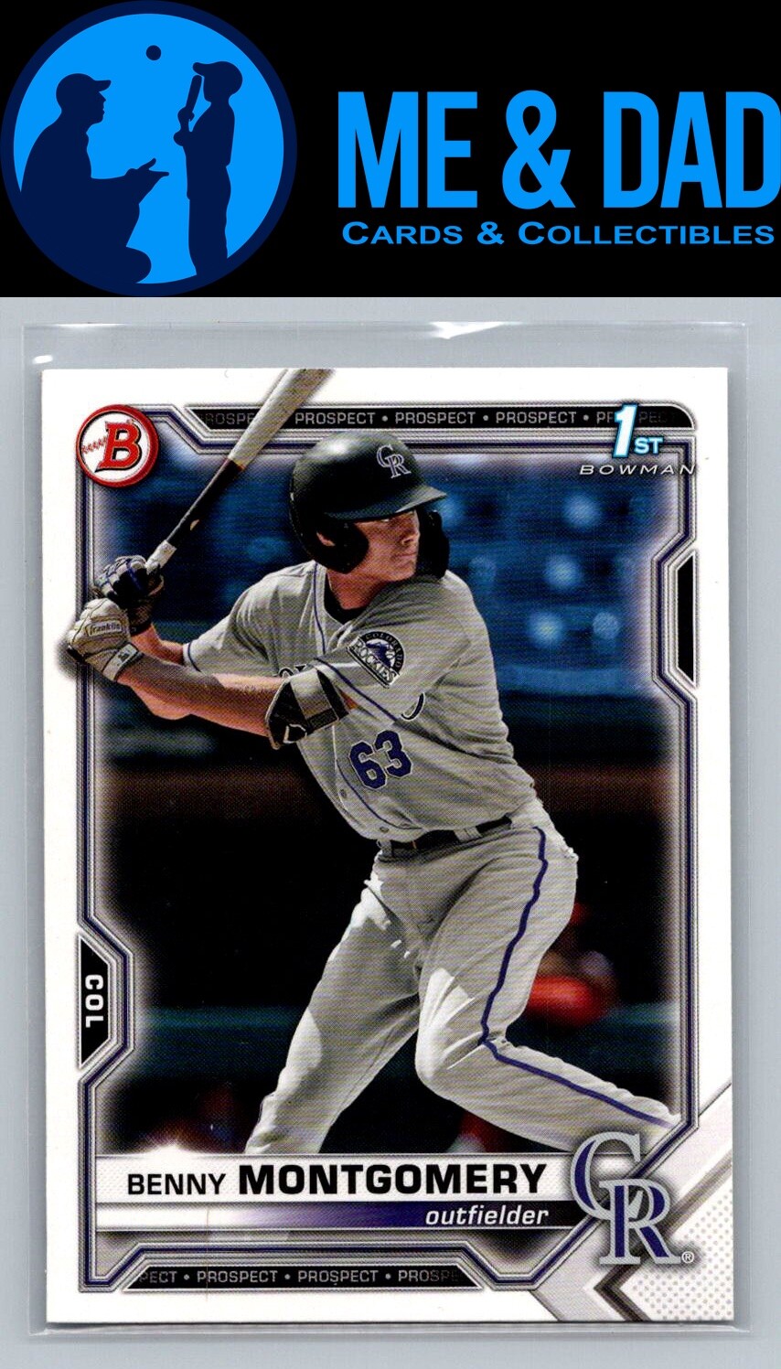 2021 Bowman Draft #BD-84 Benny Montgomery