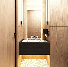 Wall-Mounted Stainless Steel Tissue Holder Closed Design, Bottom Dispensing