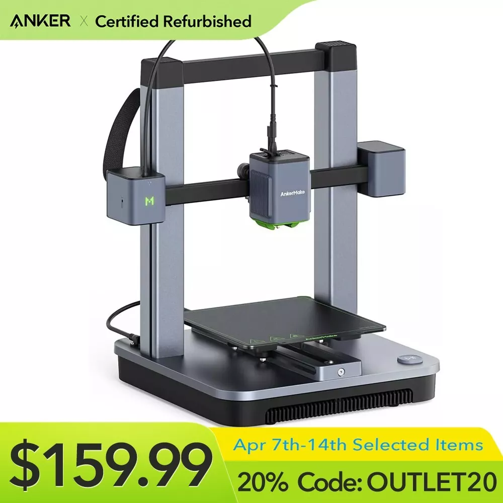 AnkerMake M5C 3D Printer 500mm/s High-Speed Print Auto-Leveling All-Metal Hotend