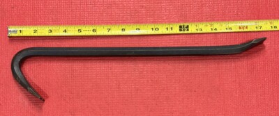 STANLEY TOOLS No. H1218 Pry Bar 17'' Long Made in USA