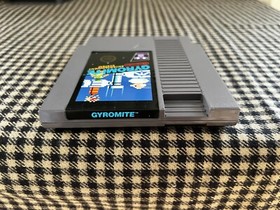 NES Gyromite Authentic Game Cartridge 5 Screw Nintendo Cart Only Tested Works