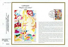 2606++FEUILLET CEF   1er JOUR  1989     LAPICQUE