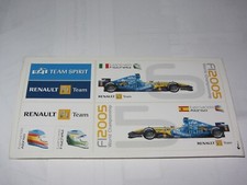 RENAULT - Sticker F1 World Champion 2005 - Fisichella/Alonso - Original Product