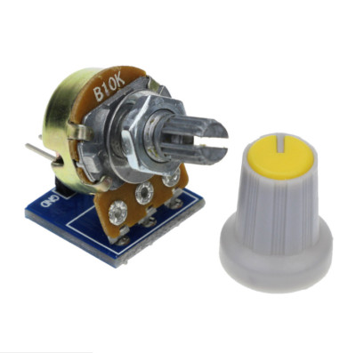 10K Ohm Potentiometer Module Resistor Module 3 Pin Rotary Potentiometer Module
