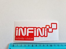 ADESIVO INFINI INFINITE VISION STICKER AUTOCOLLANT KLEBSTOFF AUFKLEBER VINTAGE