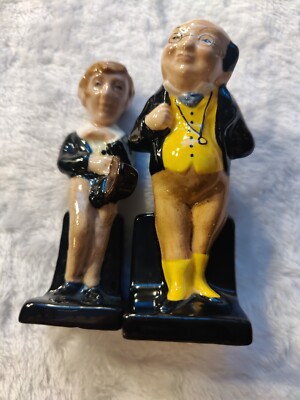 2 Royal Doulton Dickens Mini Figurines     Pickwick & David Copperfield Pristine