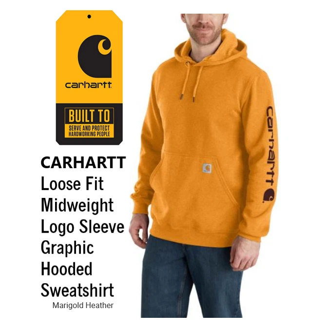 Mens carhartt pullover deals