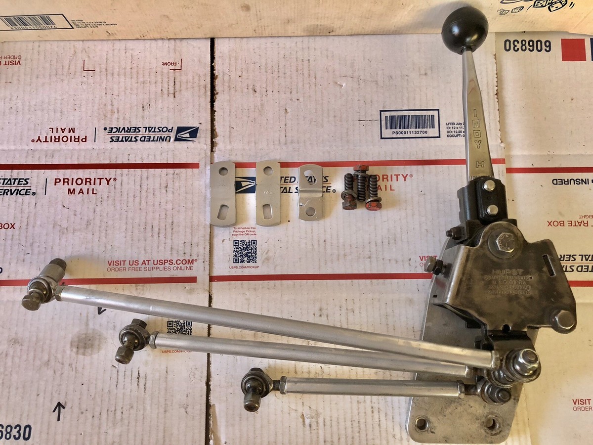 Shifting Body スターリング・ルビー『SPECTERS』 Hurst 4 Speed Shifter w/lightening Rods.. Muncie/Borg Warner
