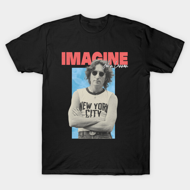 Imagine John Lennon T-Shirt The Beatles Crippled Inside Jealous Guy It's So Hard