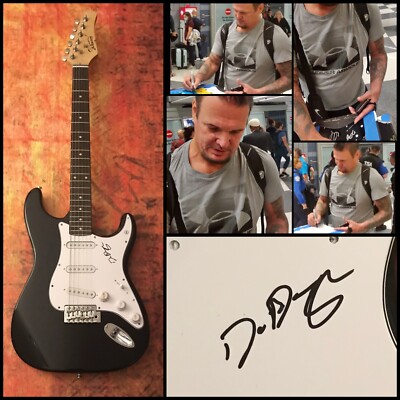 GFA Disturbed Die Krankheit Dan Donegan Signiert Elektrisch Gitarre Beweis COA