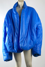 Yeezy X Gap ‘round Jacket’ Yzy Oversized Blue Short Puffer Jacket Size L