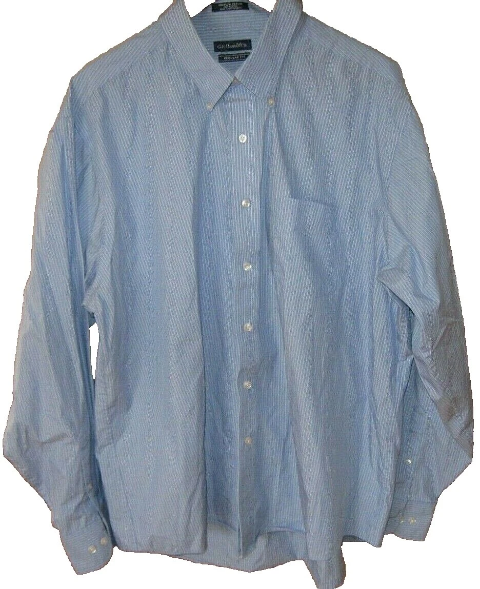 Мужские сорочки G.H. Bass & Co. 100% хлопок классический крой