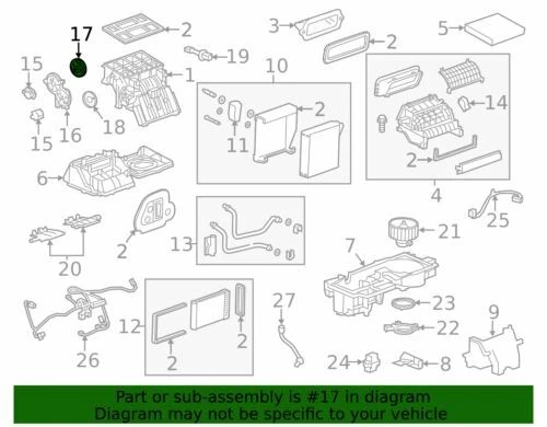 Original GM 2013-2022 Buick Encore Calentador Aire Acondicionado Modo Control95920120 Foto 2 de 2