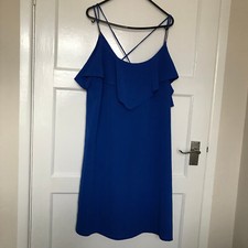 Atmosphere Blue Dress Size 18 Sleeveless Knee Length Party Occasion Floaty