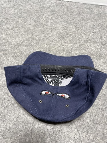 Cappello berretto vintage NO FEAR blu snapback made in USA occhi sport outdoor skater PULITO - Foto 10 di 11