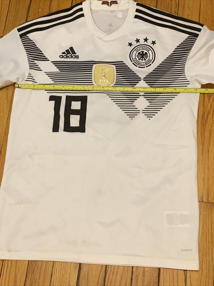 2014 GERMANY FIFA TEAM FOOTBALL SHIRT JERSEY Small ADIDAS #18