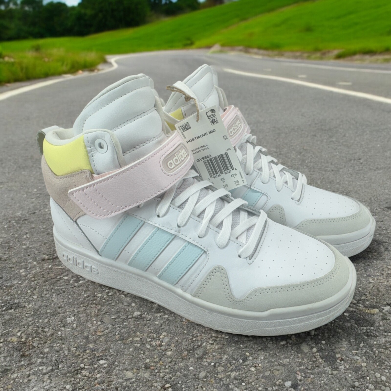 Adidas Women’s Postmove Mid Basketball Shoes White Sneakers Size 11 GY9582 Adidas Women’s Postmove Mid Basketball Shoes White Sneakers Size 11 GY9582