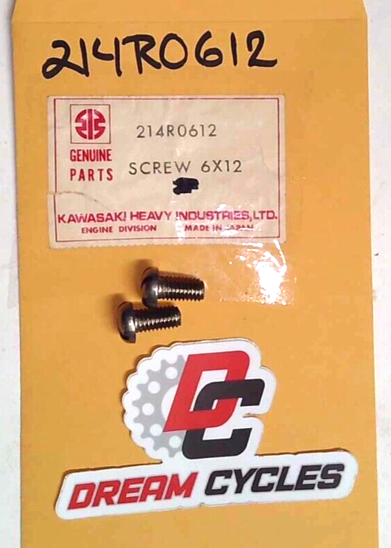 Rusty様　オーダーご確認用　2-2 NOS GENUINE Kawasaki OEM Screw 6 X 12 214R0612 QTY2 FAST SHIPPING