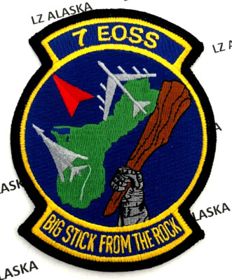 US AIR FORCE 7th EXPEDITIONARY OPERATIONS SUPPORT SQUADRON PATCH (AFJ) GUAM