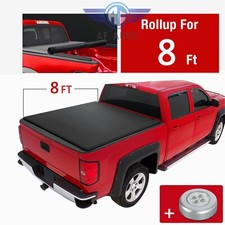 Soft Roll Up Tonneau Cover For 2002-2018 Dodge Ram 1500 2500 3500 8ft Long Bed