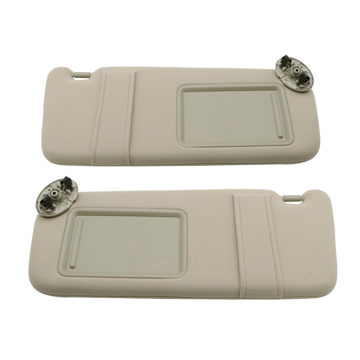 For 07-11 Toyota Camry W/O Sunroof Beige Sun Visor Left & Right Side - Foto 7