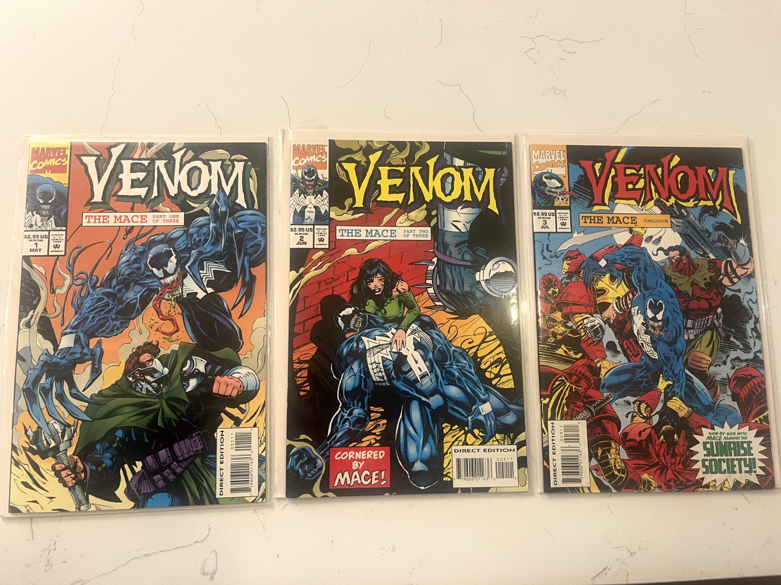 Venom the Mace #1 Newsstand Variant Marvel Comics 1994