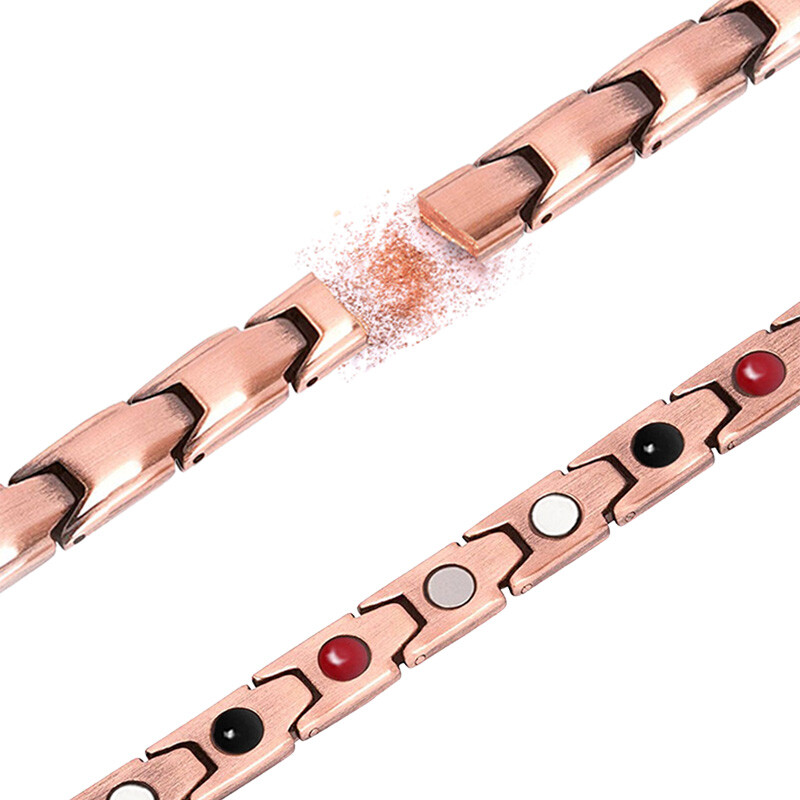 Thin Pure Copper Magnetic Bracelet women Arthritis Pain Reli