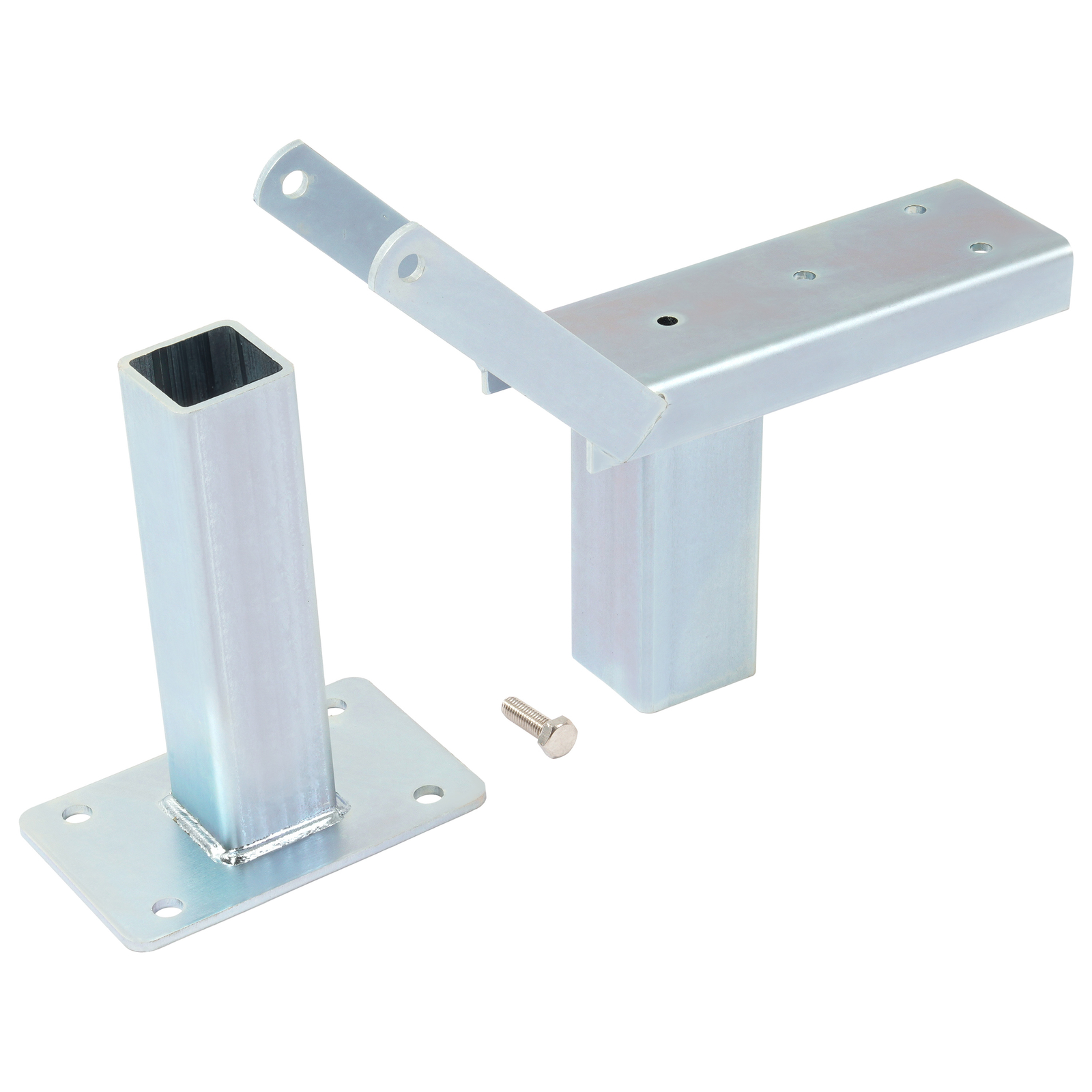 Steel Galvanized Trailer Adjustable Silvery Winch Post Stand Assembly For Boat