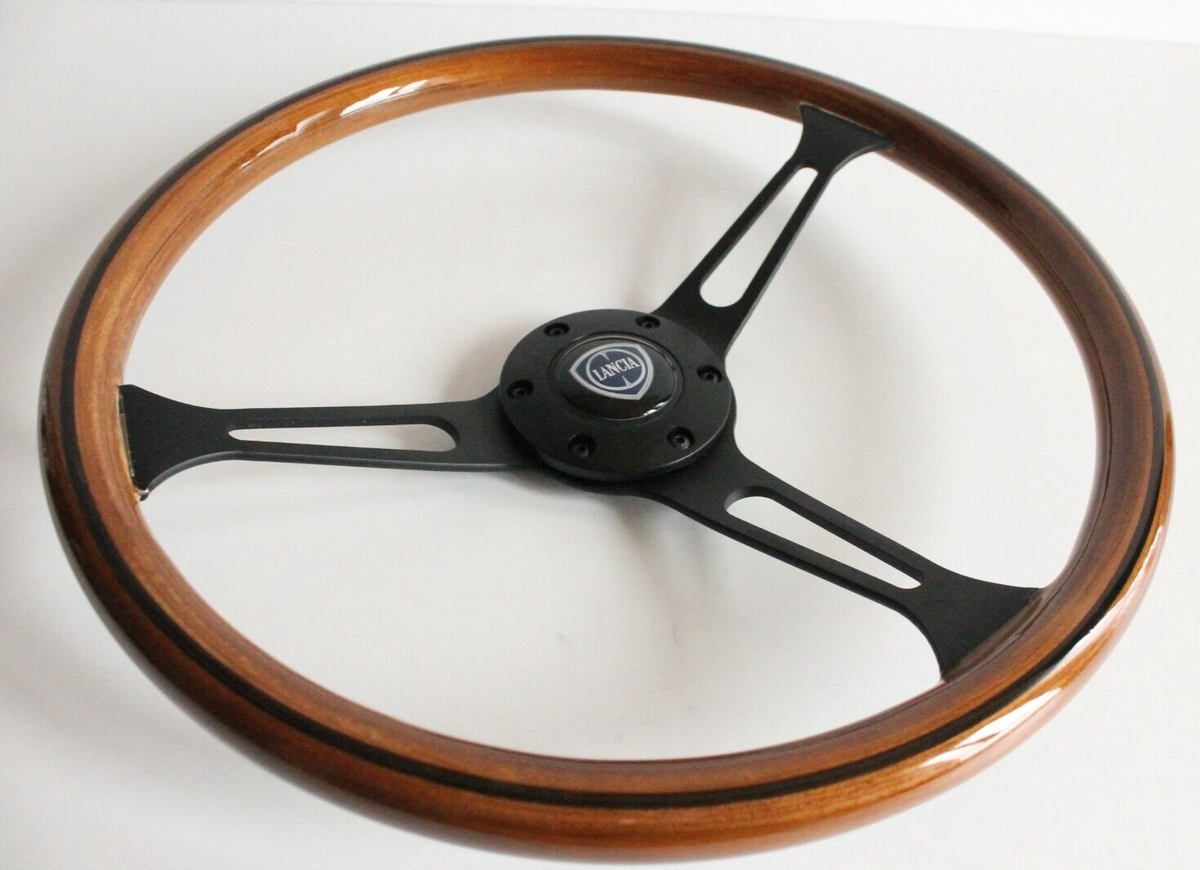 SICRAT Lancia ウッド ステアリング ビンテージ MOONEYES ムーンアイズ ウッド ステアリング Grant Classic Wood Model