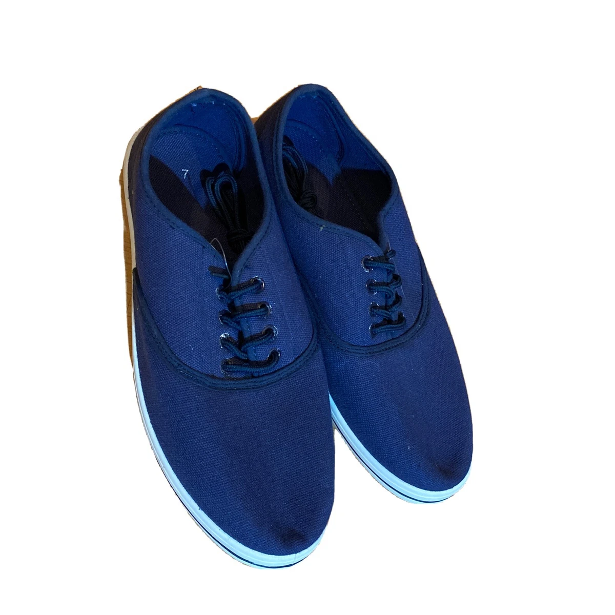 Blue clearance plimsolls mens