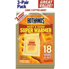 18 Hour Super Warmer, Hand warmer kit (6 pack)