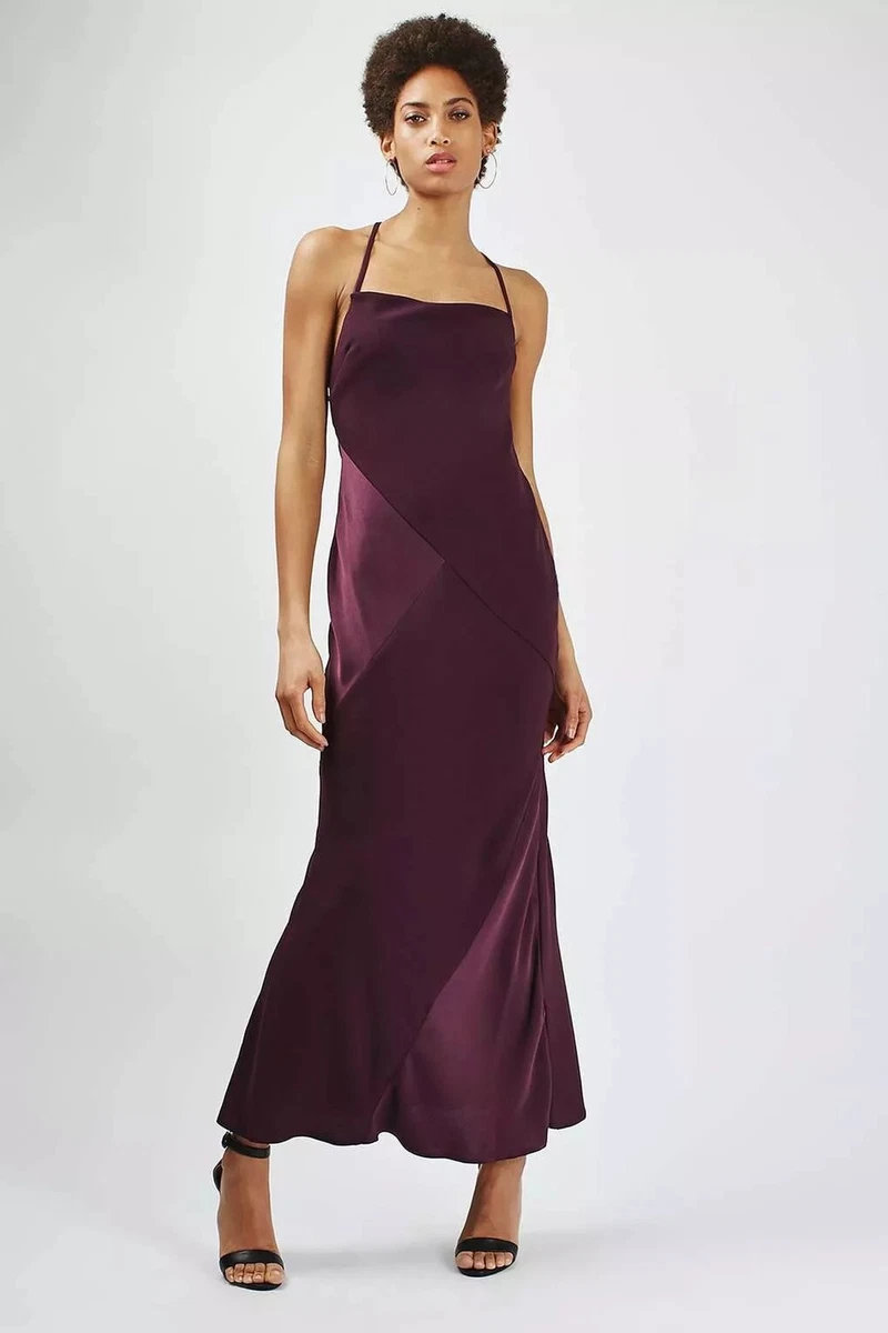 Robe Topshop - Taille UK 6 (environ FR 38) - Viscose - Avec Ceinture - Occasion Très Bon état