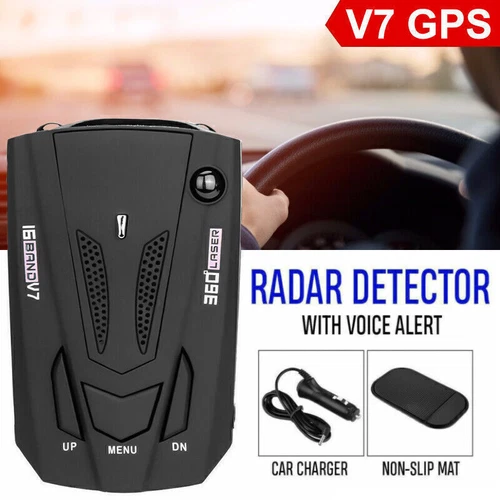 Geschwindigkeit  Auto Radar Detector Radarwarner GPS Voice Alert 12V V7 360° DHL - Bild 12 von 12