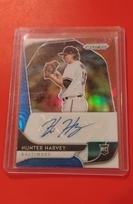 2020 Panini Prizm - Rookie Autographs Hunter Harvey #RA-HH Red White & Blue...