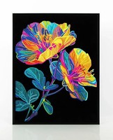 Diamond Dotz - Diamond Painting Neon Blumen | Kit (Bastelset) | 2025