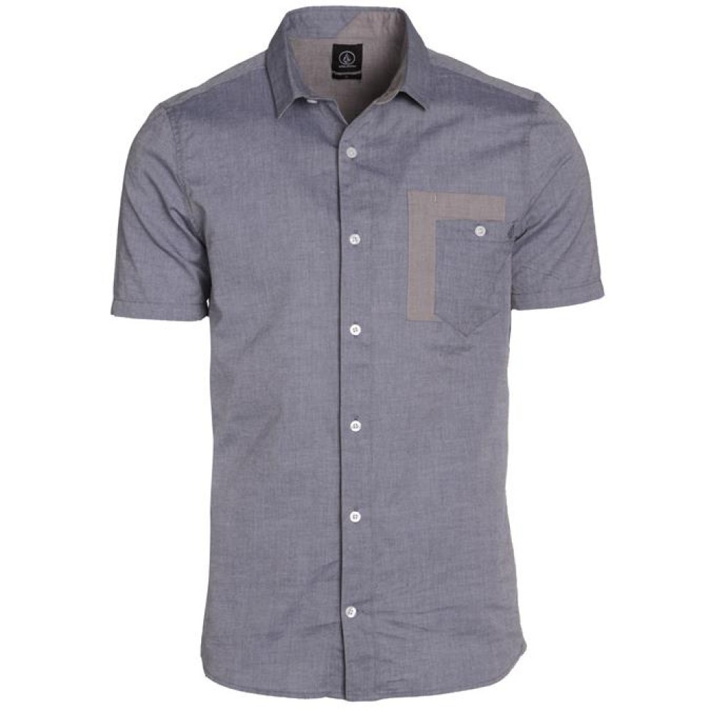 Camisa Hombre Chambro Manga Corta Volcom