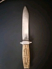 Couteau Inox des années 50-60 avec Étui en Cuir
