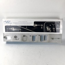 Sheffield Home 6 Piece Bathroom Accessory Set in Brushed Nickel Finish 5