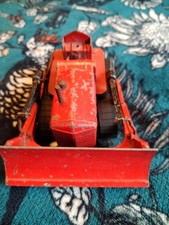  Dinky Supertoys 561 Blaw Knox Bulldozer - Vintage Diecast Toy (missing seat) 