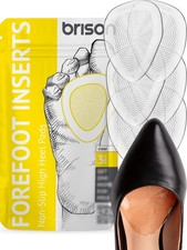 Ball of Foot Cushions High Heel Soft Gel Insole Metatarsal Pads Forefoot 3 pairs